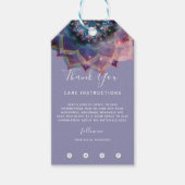 Boho Nebula Mandala、神秘的 ギフトタグ (正面)