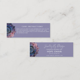 Boho Nebula Mandala、神秘的 スキニー名刺