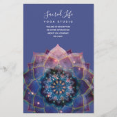 Boho Nebula Mandala、神秘的 チラシ (裏面)