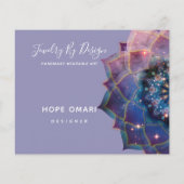 Boho Nebula Mandala、神秘的 チラシ (裏面)