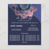 Boho Nebula Mandala、神秘的 チラシ (正面)