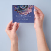 Boho Nebula Mandala、神秘的 チラシ (手)