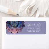 Boho Nebula Mandala、神秘的 ラベル (インサイチュ)