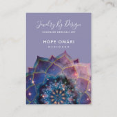 Boho Nebula Mandala、神秘的 名刺 (裏面)