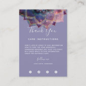 Boho Nebula Mandala、神秘的 名刺 (正面)