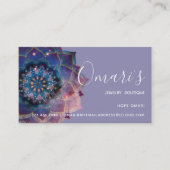 Boho Nebula Mandala、神秘的 名刺 (正面)