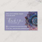 Boho Nebula Mandala、神秘的 名刺 (裏面)