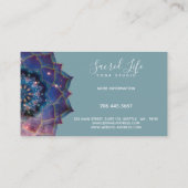 Boho Nebula Mandala、神秘的 名刺 (裏面)