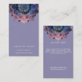 Boho Nebula Mandala、神秘的 名刺 (正面/裏面)