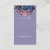 Boho Nebula Mandala、神秘的 名刺 (裏面)