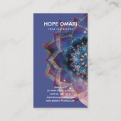 Boho Nebula Mandala、神秘的 名刺 (裏面)