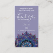 Boho Nebula Mandala、神秘的 名刺 (裏面)