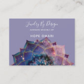 Boho Nebula Mandala、神秘的 名刺 (裏面)