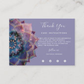 Boho Nebula Mandala、神秘的 名刺 (正面)