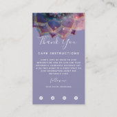 Boho Nebula Mandala、神秘的 名刺 (正面)