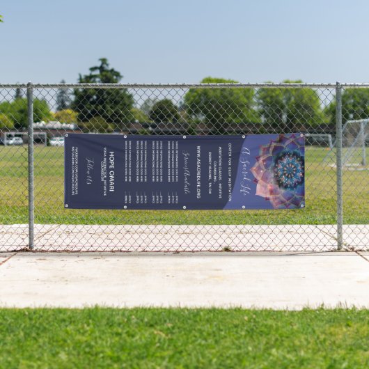 Boho Nebula Mandala、神秘的 横断幕 (インサイチュ)