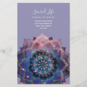 Boho Nebula Mandala, Mystical チラシ (裏面)