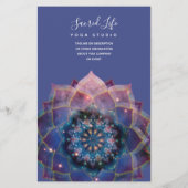 Boho Nebula Mandala, Mystical チラシ (裏面)