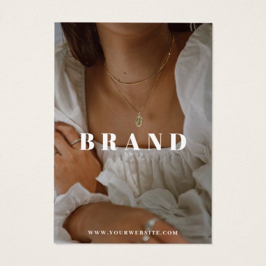 Boho Necklaceディスプレイフォトカード (裏面)