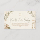 Boho Nesting Party Books for Baby Card エンクロージャーカード (正面)