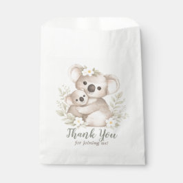 Boho Neutral Koala Baby Shower フェイバーバッグ