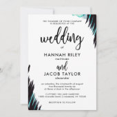 Boho Nights Photo Black and White 結婚's 招待状 (正面)