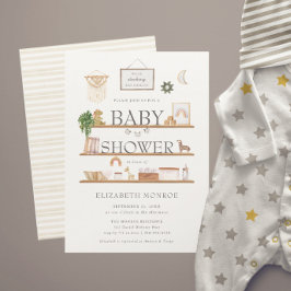 Boho Nursery ベビーシャワー Stock the Shelves