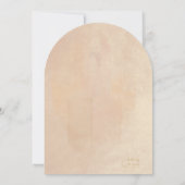 Boho Oasisの結婚フローラブライダルシャワーアーチID959 招待状 (裏面)