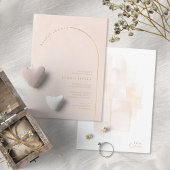 Boho Oasisの結婚ブライダルシャワー赤面ID959 招待状