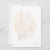 Boho Oasisの結婚ブライダルシャワー赤面ID959 招待状 (裏面)