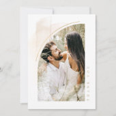 Boho Oasisの結婚写真ありがとうID959 サンキューカード (正面)