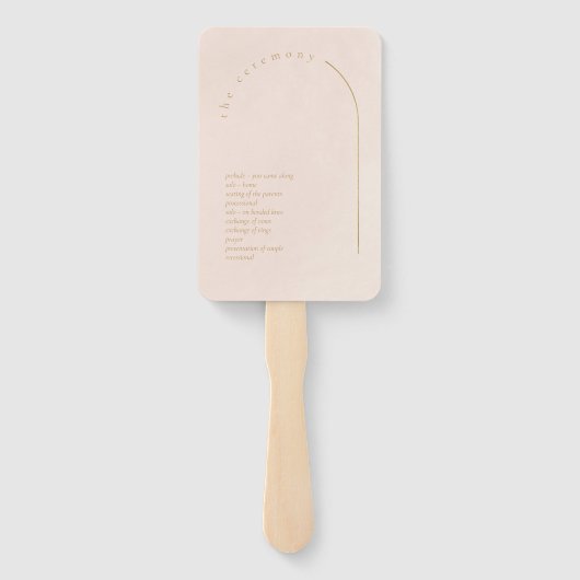 Boho Oasisの結婚写真プログラム赤面ID959 ハンドファン (裏面)