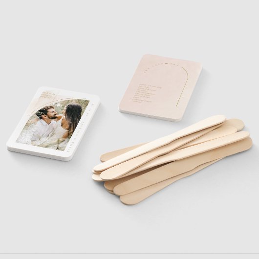 Boho Oasisの結婚写真プログラム赤面ID959 ハンドファン (組立なし)