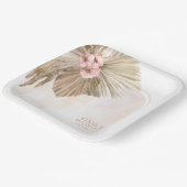 Boho Oasisフローラ結婚Arch's ID959 ペーパープレート (傾斜あり)