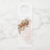 Boho Oasis結婚のフローラID959 ボトルネックタグ (正面)