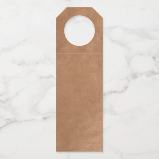 Boho Oasis結婚のフローラID959 ボトルネックタグ (裏面)