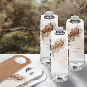 Boho Oasis結婚のフローラID959 ボトルネックタグ