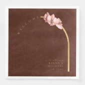 Boho Oasis Orchid Arch結婚's Welcome ID959 (正面)