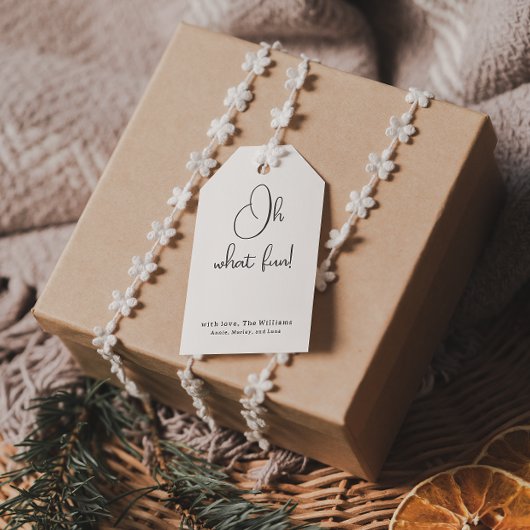 Boho Ohモダン何おもしろいファミリーギフトラベル ギフトタグ