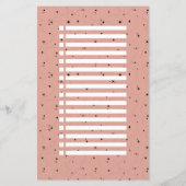 boho oldバラ誕生日パーティー用品チェックリスト (裏面)