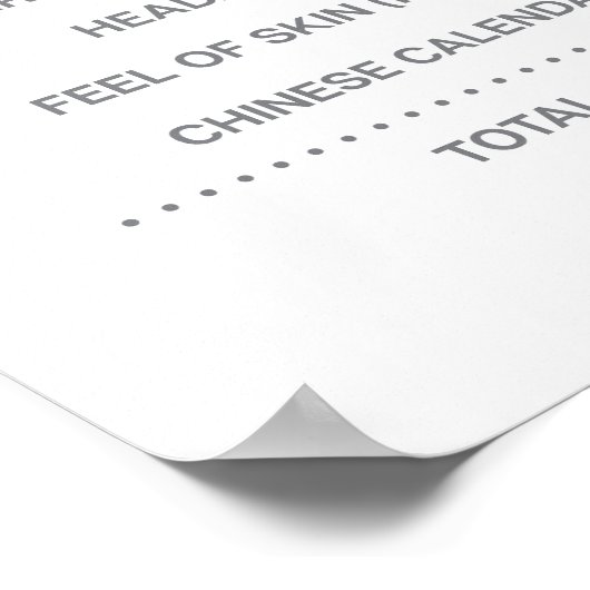 Boho Old Wires Tale Gender Revealサイン ポスター (角)