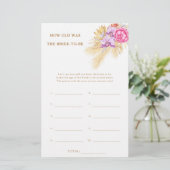 Boho pampas – 新婦は何歳で試合に出た (スタンド正面)