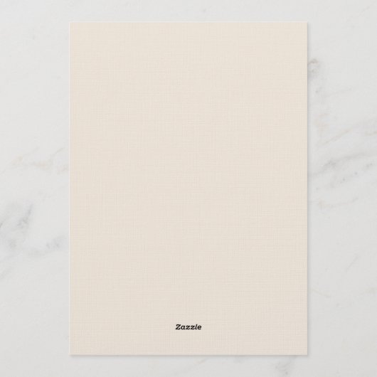 Boho Pampas Baby Shower Invitation ,Neutral Modern 招待状 (裏面)