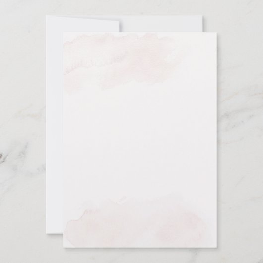 Boho pampas floral Spanish wedding  招待状 (裏面)