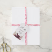 Boho Pampas Grassありがとう ギフトタグ (より糸付き)