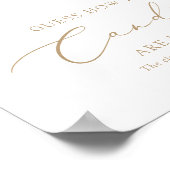 Boho Pampas Grassはキャンディーズの数のサインを推測 ポスター (角)