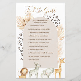 Boho Pampas Grass野獣ゲストゲームを見つける