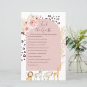 Boho Pampas Grass野獣ゲストゲームを見つける (スタンド正面)