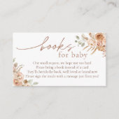 Boho Pampas Grass Books for Baby insert card エンクロージャーカード (正面)