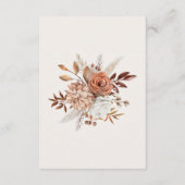 Boho Pampas Grass Details Card – Neutral Event エンクロージャーカード (裏面)